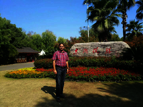 Dr. Abdul Latif in Wuhan, China 2018.